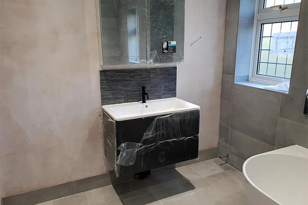 Bathroom installed — Preston Plumbing Services