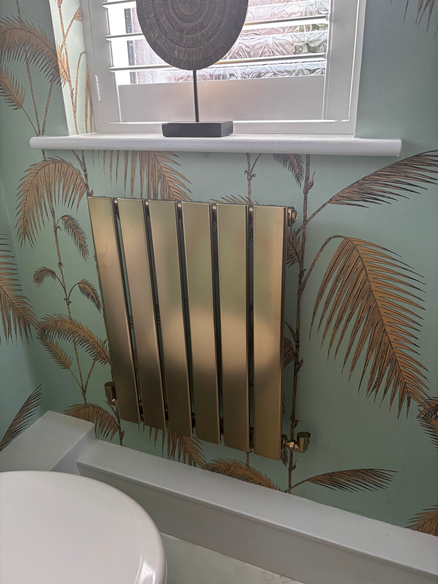 Gold on fern wallpaper — Preston Plumbing Services