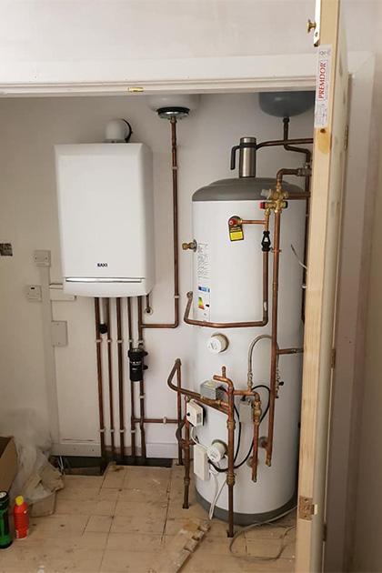 Central heating system work in Preston