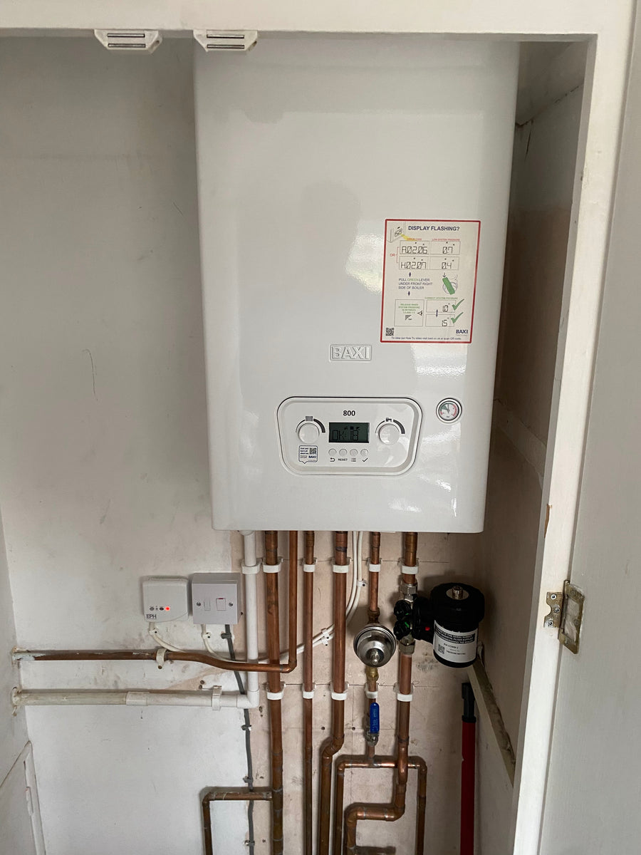 Boiler, tucked away — Preston Plumbing Services