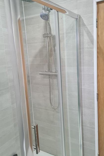 New shower fitted in Preston