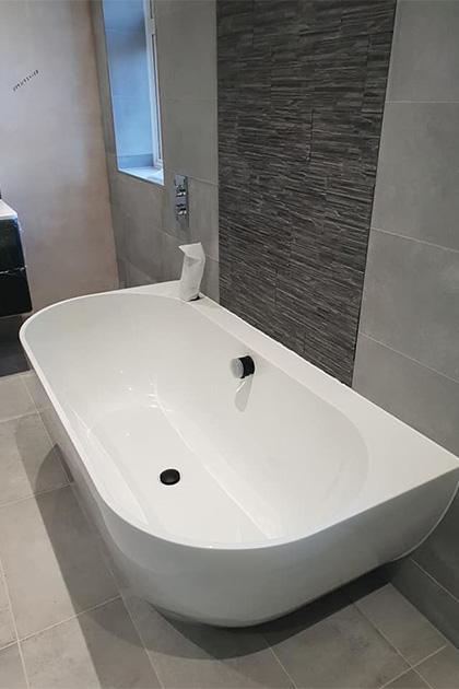 New bath fitted in Preston