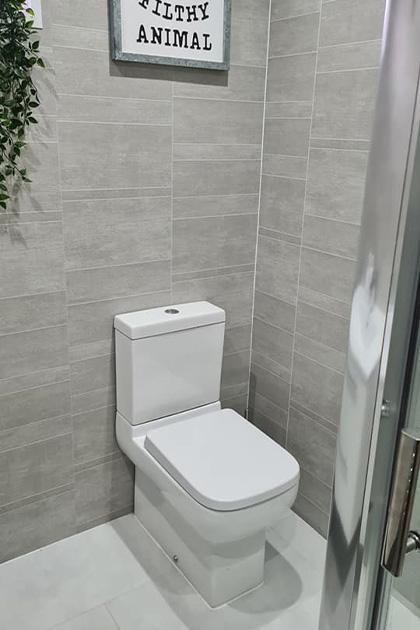 Shower room installation in Preston