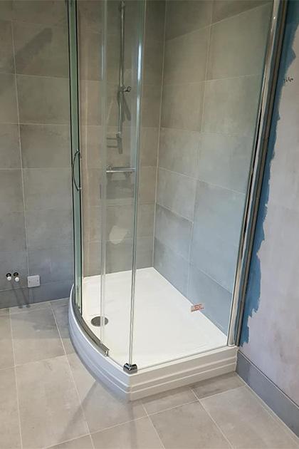 New shower installation in Preston